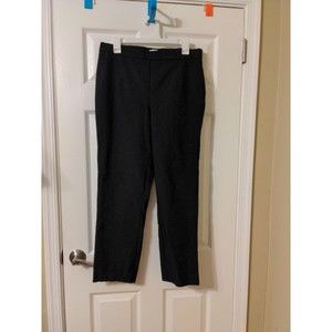 Like new Dana Buchman black leopard tights leggings slacks